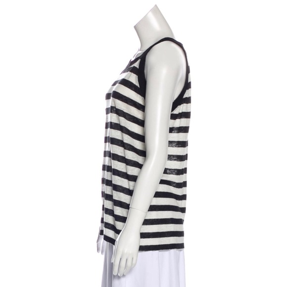 IRO Jainspe Asymmetrical Striped Top Size XS - Picture 2 of 5